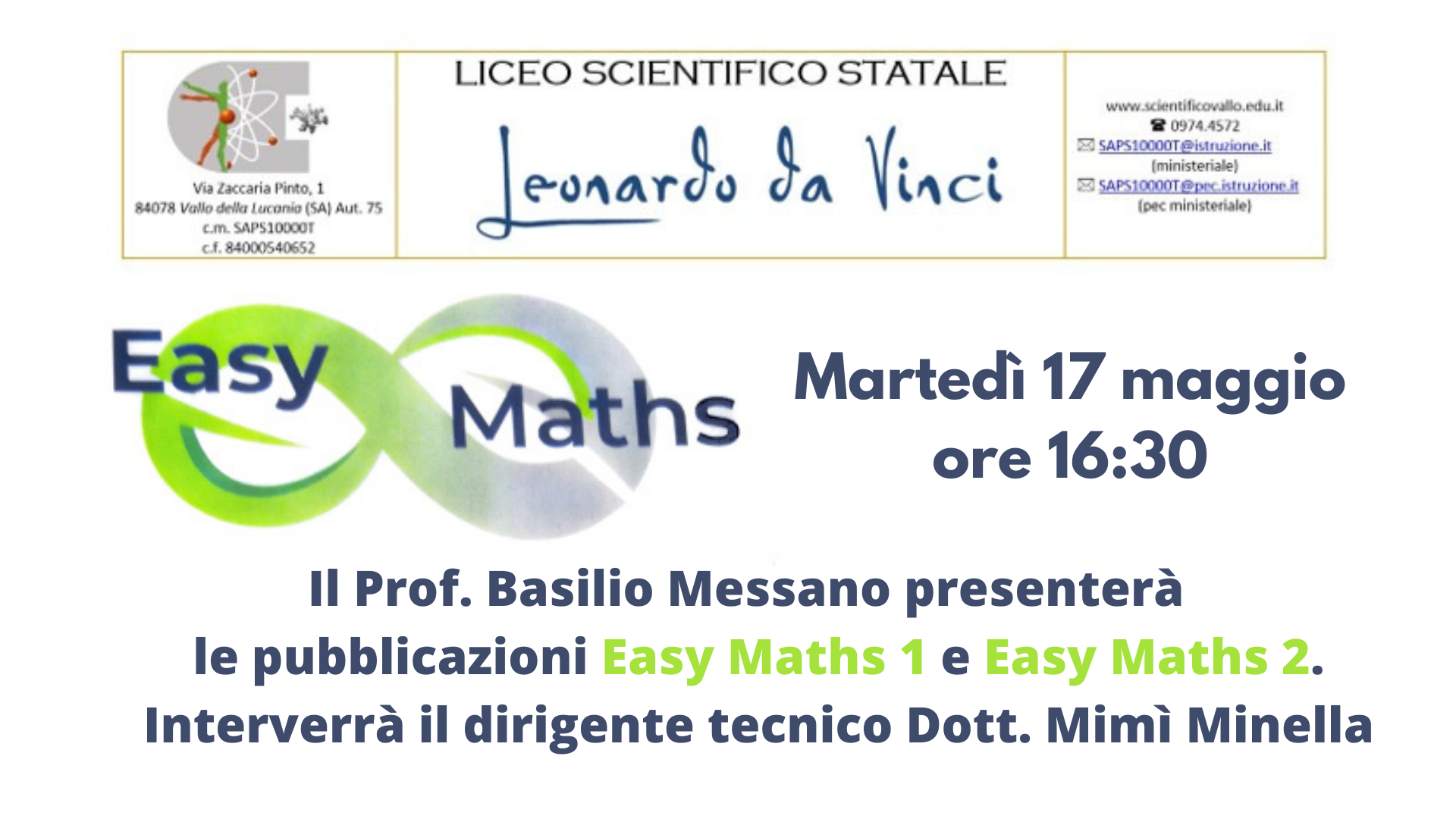 Presentazione Easy Maths 1 e 2