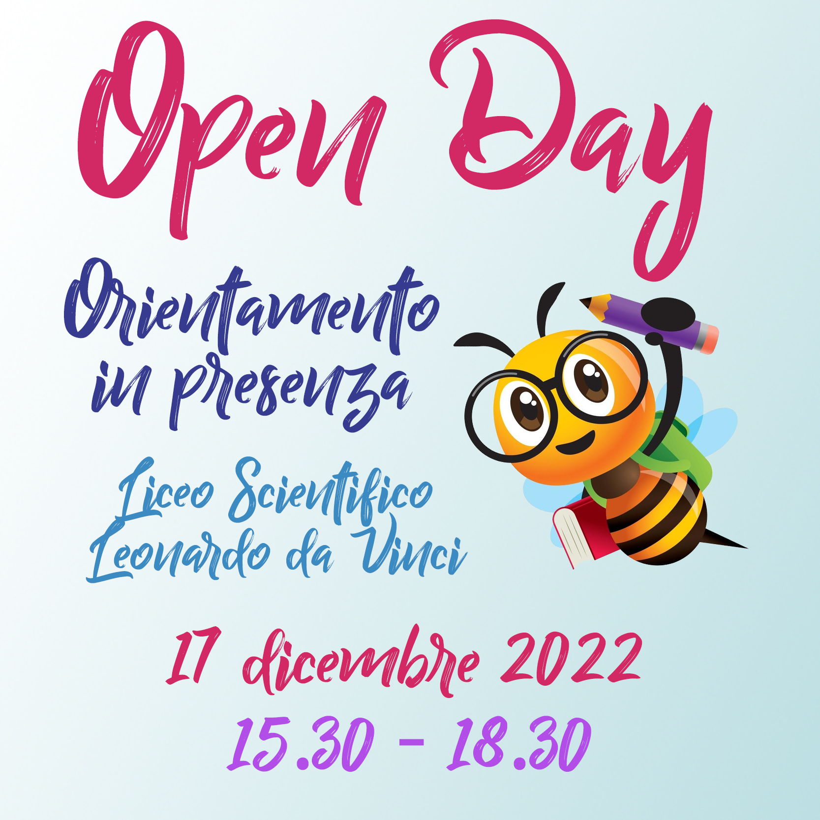 Open day 17 dicembre 2022